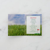 Golf 70th Birthday Party Invitation (Intérieur)
