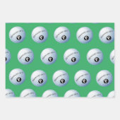 Golf - Aangepaste monogram - Papierblad voor het o Inpakpapier Vel (Voorkant)