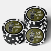 Golf Acholic Golfer Pokerchips (Opstapeling)