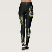 Golf Afbeelding Logo Collage Leggings (Achterkant)