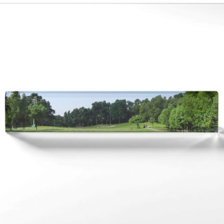 Golf afspelen naambordje