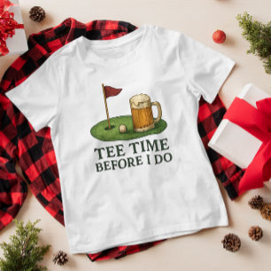 Golf Afspraak Voor Ik Trouwen Herenfeest T-shirt