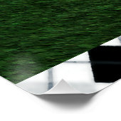 Golf Afstuderen Gefeliciteerd Poster Perfect Poster (Hoek)