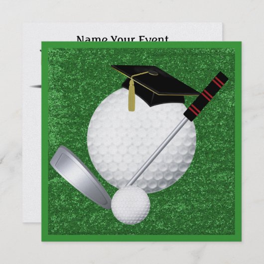 Golf Afstuderen - SRF Kaart (Voorkant / Achterkant)