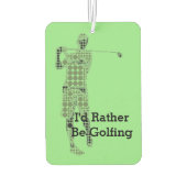 Golf Air Freshener Luchtverfrisser (Achterkant)