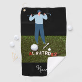 Golf albatross grappige geschenken voor golfer gol golfhanddoek (Insitu)