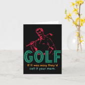 Golf als het makkelijk was noemden ze het je moede kaart (Gele Bloem)