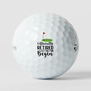 Golf ambtenaar gepensioneerd voor golfer pensioen golfballen