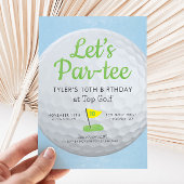 Golf Anniversaire Par-tee Invitation