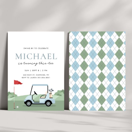 Golf Anniversaire Par-tee Invitation