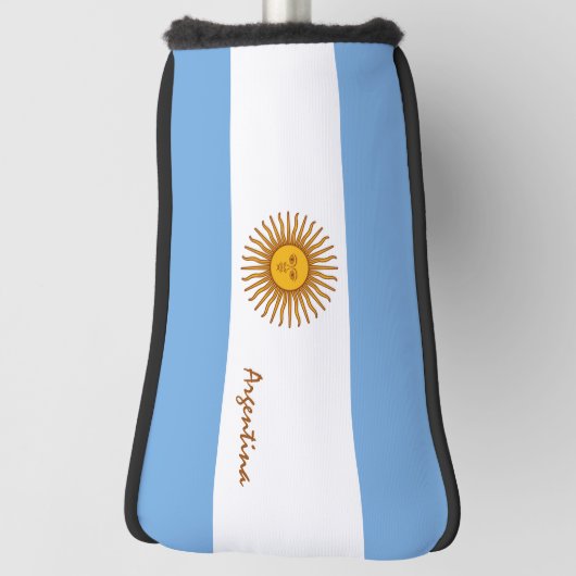 Golf Argentinië en Argentijnse vlag/Golf Clubs Hoe Golfheadcover (Draai 90)