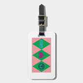 Golf Argyle Bagagelabel (Voorkant verticaal)