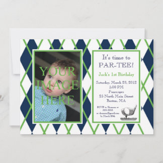 Golf Argyle Foto Uitnodiging