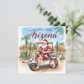 Golf Arizona  Kerstgroet Feestdagenkaart (Staand voorkant)