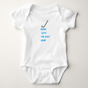 Golf baby boy Geboren met het golf gen Romper
