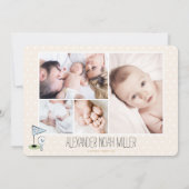 Golf Baby Faire-part Boy (Dos)