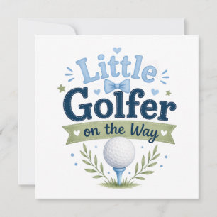 Golf Baby Jongen thema Kaart