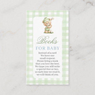 Golf Baby Shower Boeken voor Baby Kaart