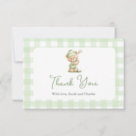 Golf Baby Shower Thank You Card Bedankkaart