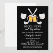 Golf Baby shower Uitnodiging (Voorkant / Achterkant)