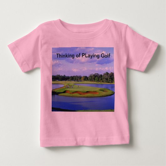 Golf Baby T-Shirt (Voorkant)