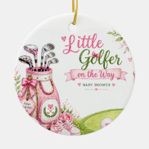 Golf babyshower voor meisje