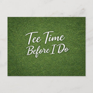 Golf Bachelor Par-Tee Golf Thema Uitnodiging Afs Briefkaart