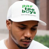 Golf Bachelor Party Par Tee Boys Wit Trucker Pet
