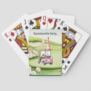 Golf Bachelorette-feest voor golfers Pokerkaarten
