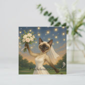 Golf Bachelorette Party voor Cat Lovers Bedankt (Staand voorkant)