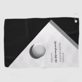 Golf Bachelorfeest - Golfreis Klassiek Stijlvol Golfhanddoek (Horizontaal)