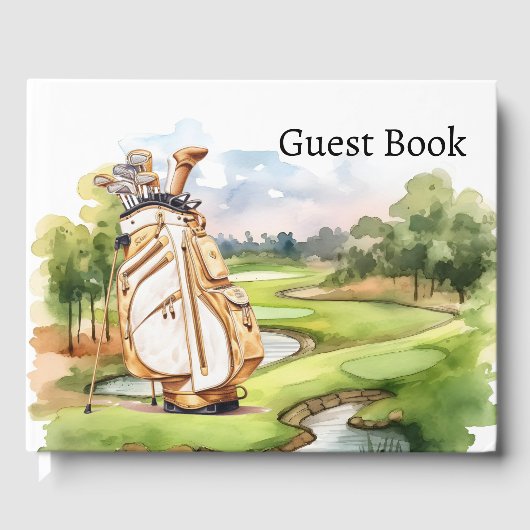 Golf Bag Gastenboek (Voorkant)