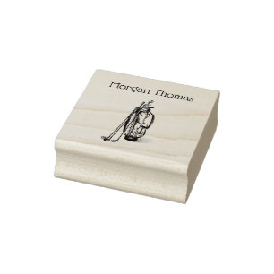 Golf Bag Golfclubs Zwart Rubberstempel