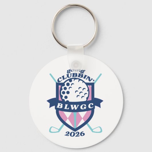 Golf Bag Tag - gepersonaliseerd Sleutelhanger (Voorkant)