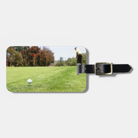 Golf Bagagelabel (Voorkant horizontaal)