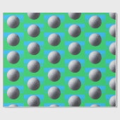 Golf Bal matte wikkelpapier medium Cadeaupapier (Vlak)