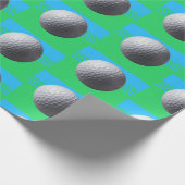 Golf Bal matte wikkelpapier medium Cadeaupapier (Hoek)