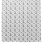 Golf bal patroon douche gordijn (Voorkant)