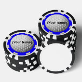 Golf bal spotter poker chip (Opstapeling)