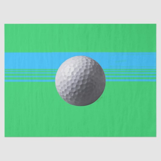 Golf Bal tissuepapier groot (Voorkant)