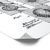 Golf Ball 1902 Patent Art - Witboek Poster (Hoek)