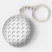 Golf Ball 2 Sleutelhanger (Achterkant)