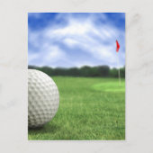 Golf Ball 4 Briefkaart (Voorkant)