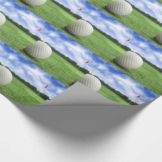 Golf Ball 4 Cadeaupapier (Hoek)