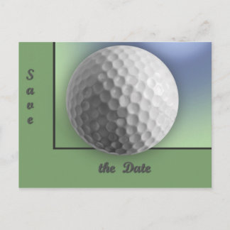 Golf Ball Aankondigingskaart