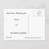 Golf Ball Aankondigingskaart (Achterkant)