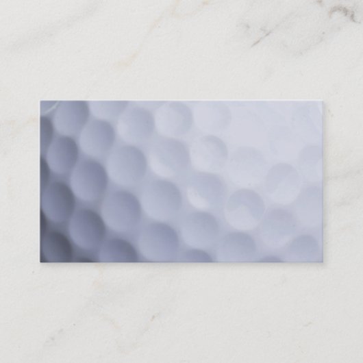 Golf Ball Background Gepersonaliseerd Sjabloon Visitekaartje (Voorkant)