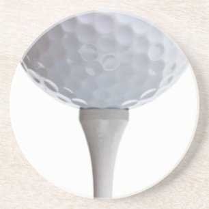 Golf Ball Background - Golfing Sports Sjabloon Zandsteen Onderzetter