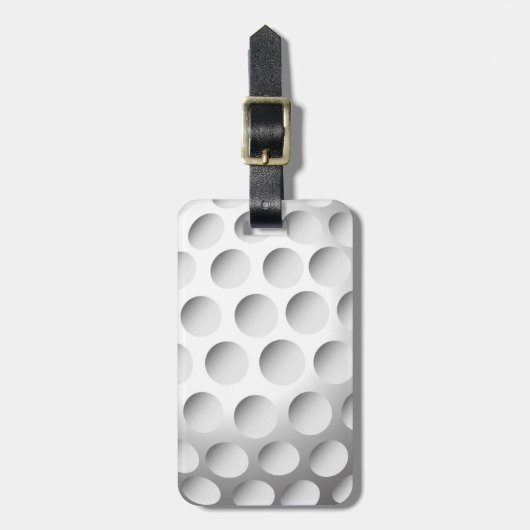 Golf Ball Bagagelabel (Voorkant verticaal)
