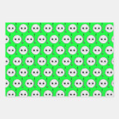 Golf Ball Birthday en Kerstmis Inpakpapier Vel (Voorkant)